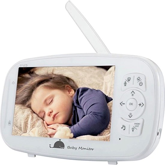 Blossombel Baby Monitor Pro - Babyfoon met Camera Wit