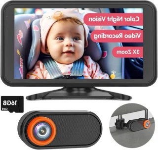 BM3 Baby Autocamera 5,2'' Bedraad voor Achterwaartse Stoel
