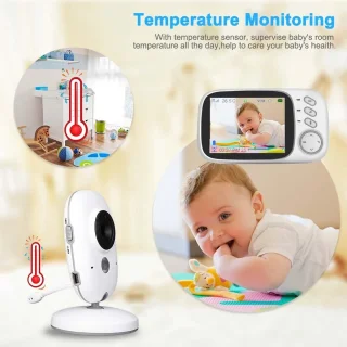 Boavision Babyfoon met Camera 3.2" LCD Wit