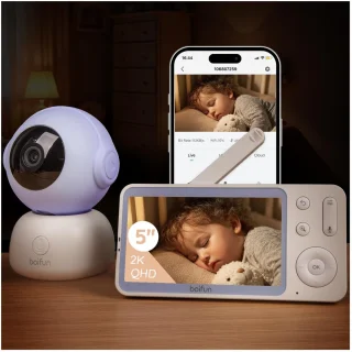 BOIFUN 2K Splitscreen WiFi Babyfoon