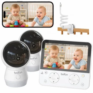 BOIFUN 4MP Babyfoon met camera