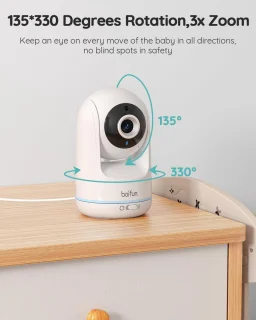 BOIFUN 5 inch babyfoon met camera