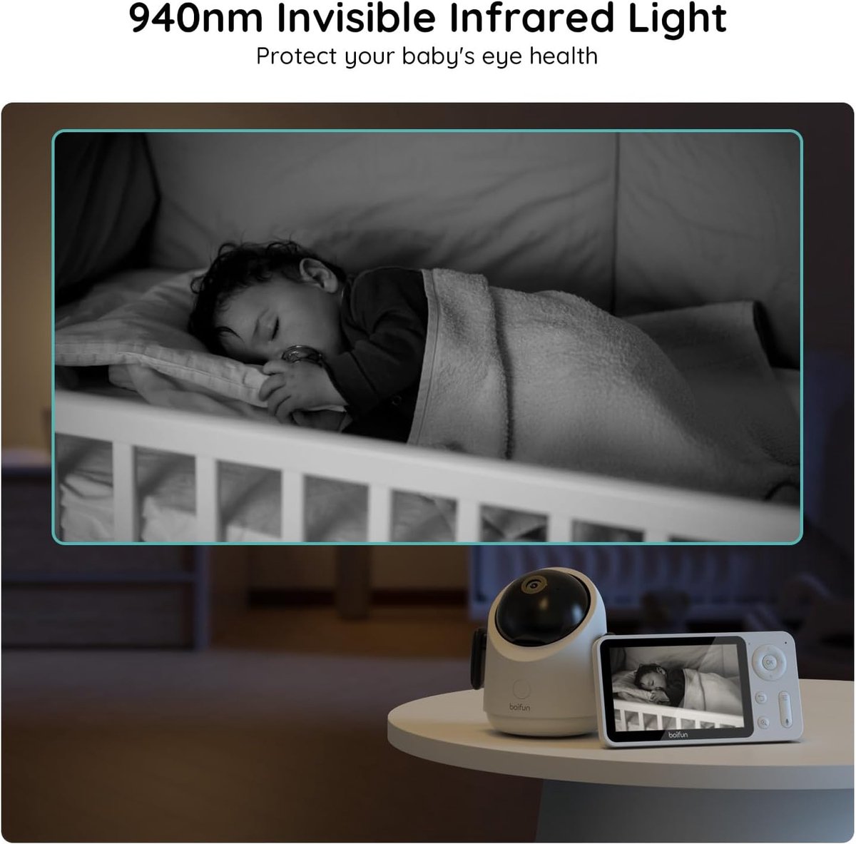 Boifun Baby 1SM WiFi Video Babyfoon met Camera