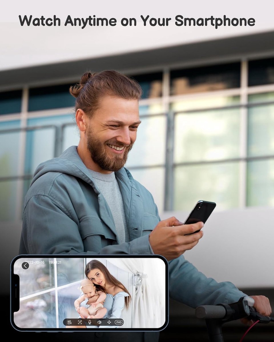 Boifun Baby 1SM WiFi Video Babyfoon met Camera