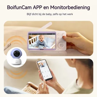 De BOIFUN Babyfoon - Camera Monitor in één oogopslag