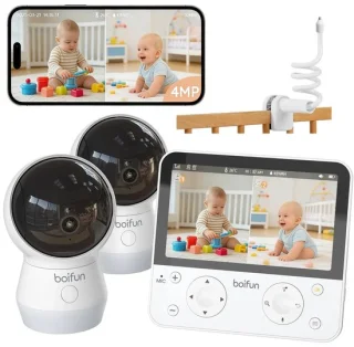 BOIFUN Babyfoon met 2 camera's