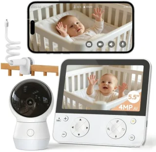 BOIFUN Babyfoon met 2 camera's