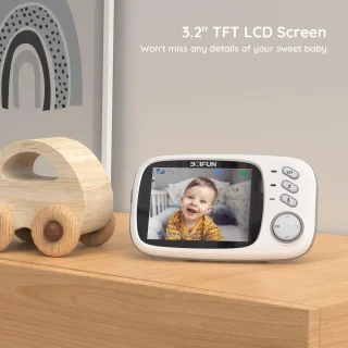 BOIFUN Babyfoon met camera 3,2 inch scherm