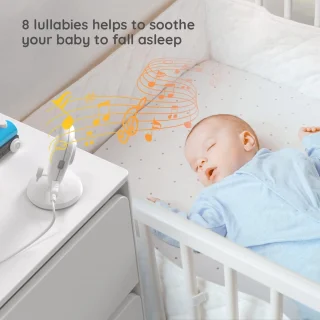 BOIFUN Babyfoon met camera 3,2 inch scherm