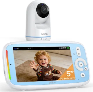 De BOIFUN Babyfoon PTZ 360° in één oogopslag