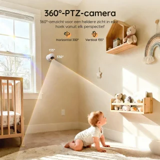 Wat vinden we goed aan de BOIFUN Babyfoon PTZ 360°