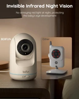 BOIFUN Video Babyfoon 5-inch 720P IPS 360 Camera
