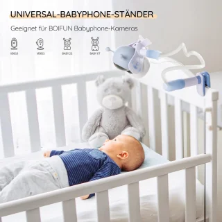 BOIFUN Video Babyfoon 5-inch 720P IPS 360 Camera