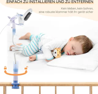BOIFUN Video Babyfoon 5-inch 720P IPS 360 Camera