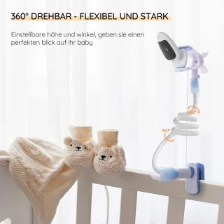 BOIFUN Video Babyfoon 5-inch 720P IPS 360 Camera