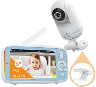 BOIFUN Video Babyfoon 5-inch 720P IPS 360 Camera