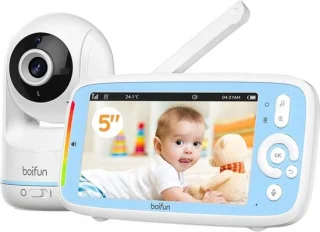 BOIFUN Video Babyfoon 5-inch 720P IPS 360 Camera