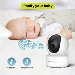 B.O.S. Video Babyfoon 5.0 inch met Bewegende Camera