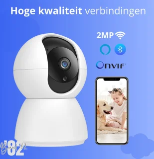 Brand '82 Babymonitor Met Camera Wit