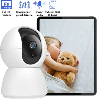 Brand '82 Babymonitor Met Camera Wit