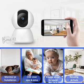 Brand '82 Babymonitor Met Camera Wit