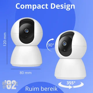 Brand '82 Babymonitor Met Camera Wit