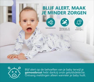 BS producten Babyfoon met Camera WiFi Full HD Zwart