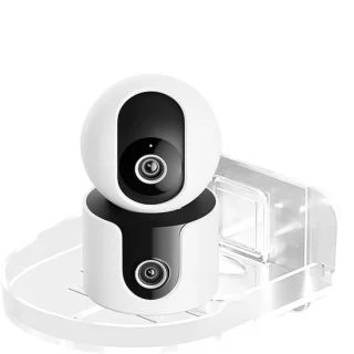 Camera wandrek - babyfoon houder - transparant - 14 cm hoog