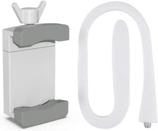 Camerahouder babyfoon - 2 stuks - wit