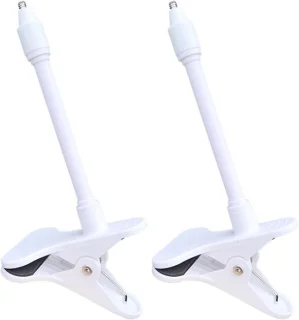 Camerahouder voor babyfoon - 2 stuks - wit