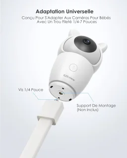 Camerahouder voor babyfoon en monitor