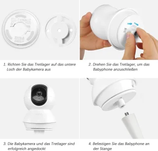 Camerahouder voor Babymonitor en Indoor Camera