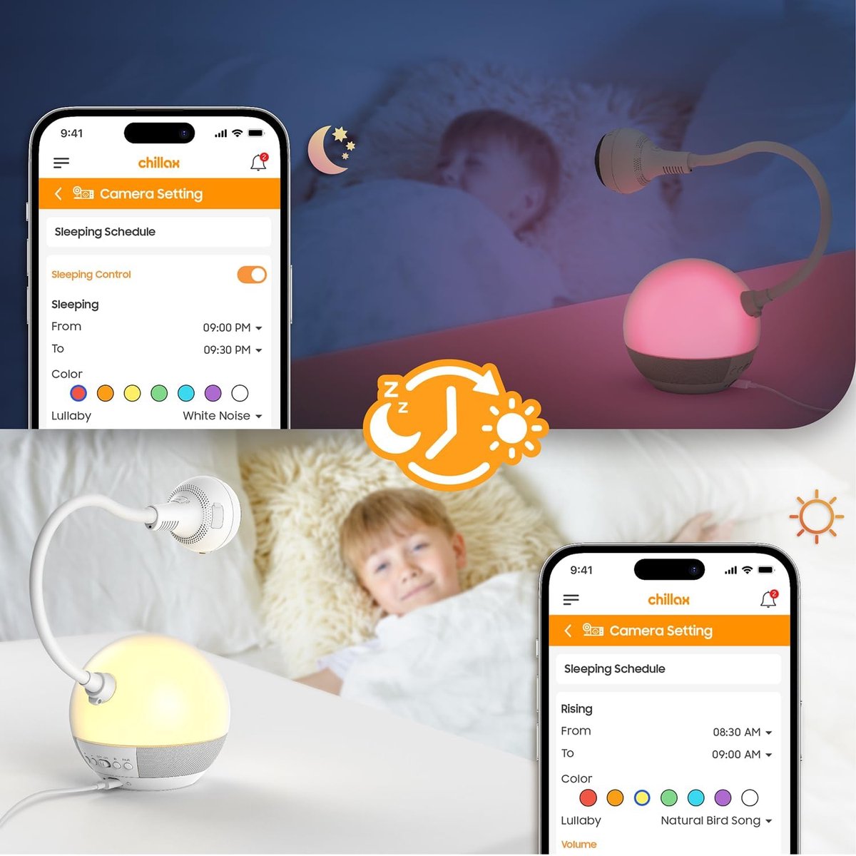 Chillax Smart Giraffe Babyfoon 5-inch 1080p Wi-Fi
