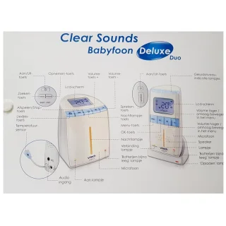Clear Sounds Deluxe Duo babyfoon