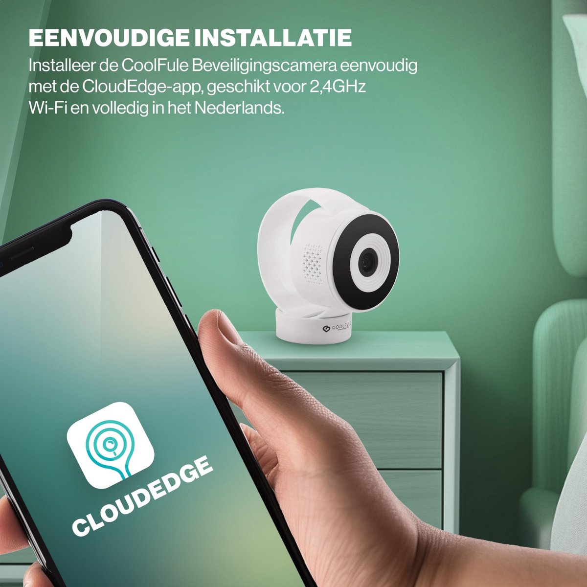 CoolFule Babyfoon 2K HD Camera