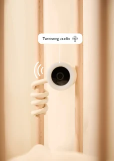 CREATE BABY CAM CONNECT Babybewakingscamera - Gebroken wit