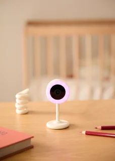 CREATE BABY CAM CONNECT Babybewakingscamera - Gebroken wit