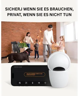 CRLYN Hondencamera Full HD Wit