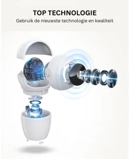 CRLYN Hondencamera Full HD Wit
