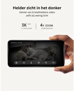CRLYN Hondencamera Full HD Wit