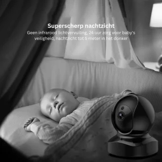 CRLYN Hondencamera Full HD Zwart
