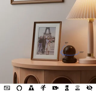 CRLYN Hondencamera Full HD Zwart