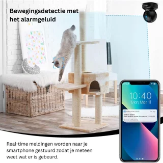 CRLYN Hondencamera Full HD Zwart