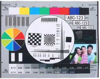 Dailygoods - kleurkalibratie testbord voor monitoren en camera's