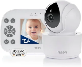 Digitale videobabyfoon - wit