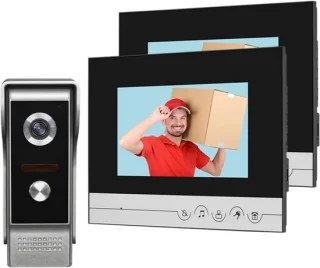Draadloos Video Intercom Systeem - 2 Monitoren