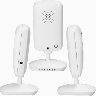 Draadloze Babyfoon Extra Draaibare Indoor Camera Wit