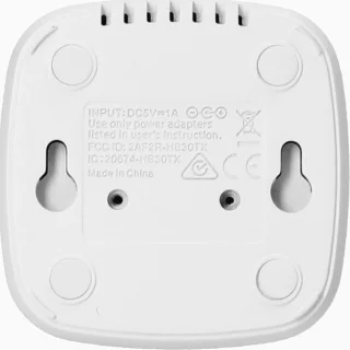 Draadloze Babyfoon Extra Draaibare Indoor Camera Wit