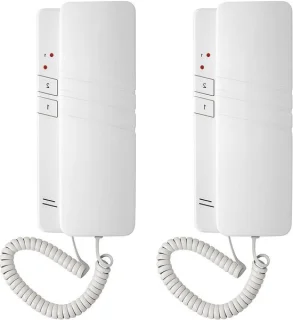 Draadloze intercom installatie wit