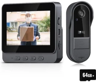 Draadloze videofoon met monitor